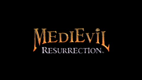 MediEvil Resurrection title screen for PSP